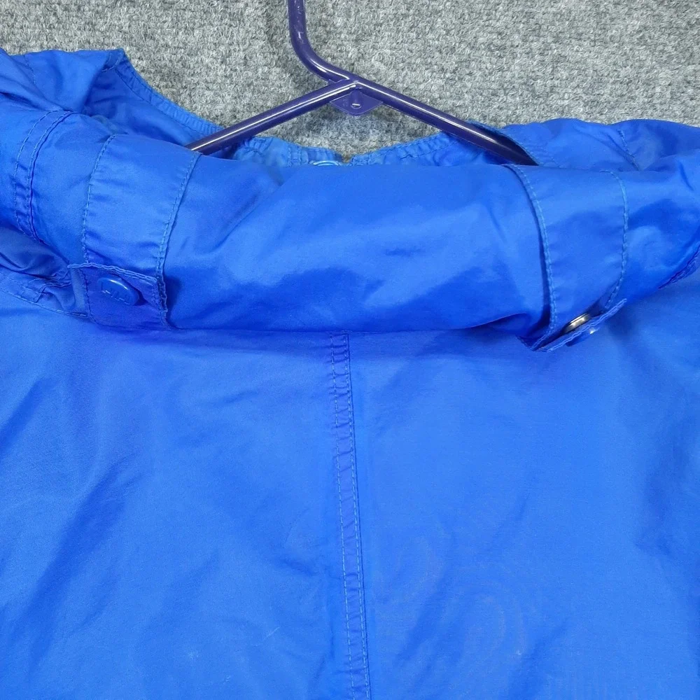 Helly Hansen Vintage Windbreaker Jacket S Blue Mens Gorpcore Hooded Coat